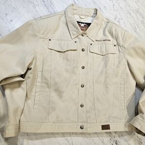 Vintage Harley Davidson Women's corduroy jacket Sz XL